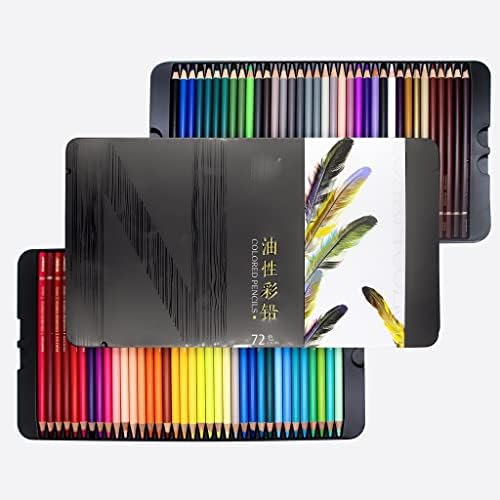 YFQHDD Renkli kalem Profesyonel Yağ 3.7 mm Dolum Teneke Kutu Graffiti çizim kalemleri Boyama Okul Malzemeleri (Renk: A, Boyut: