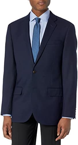 Marka Düğmeli Aşağı erkek Özel Fit Süper 110 İtalyan Yün Hopsack Blazer Takım Elbise Ceket