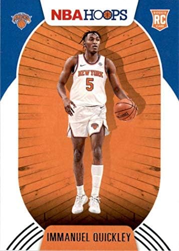 New York Knicks 2020 2021 Çemberler Fabrika Mühürlü Takım Obi Toppin ve Immanuel Quickley Çaylak kartları ile Set