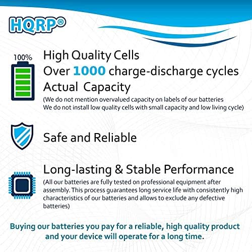 HQRP Şarj Edilebilir NiMH Pil Paketi ile Uyumlu Flip Ultra HD / UltraHD, Flip Ultra 2nd Nesil Kamera Artı Coaster