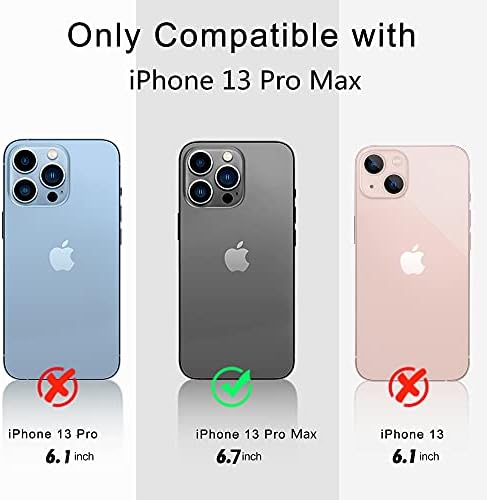 PULEN Sıvı Silikon Kılıf için Uyumlu iPhone 13 Pro Max Durumda,İnce Jel Kauçuk Tam Vücut Koruma Darbeye Damla Koruma Kılıf (iPhone