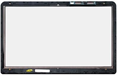 LCDOLED Yedek 15.6 inç Dokunmatik Ekran Digitizer Ön Cam Panel Çerçeve için Denetleyici Kurulu ile HP Envy X360 15t-w000 15t-w100