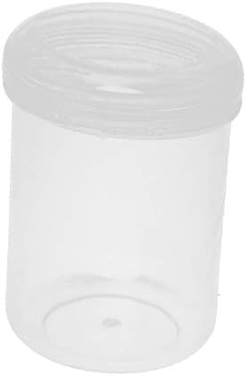 X-DREE 20G PP Plastik Şeffaf vidalı kapak Konteyner Kavanoz Kılıfı Kozmetik Krem Makyaj Göz Farı Tozu(Caja transparente plástica