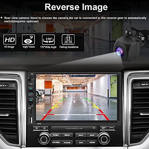 2022 OıLıehu 7 İnç Çift Din Araba Stereo Radyo Apple CarPlay ile uyumlu Android Oto ve Ayna Bağlantı ile Evrensel Araba Multimedya