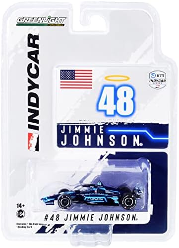 Dallara IndyCar 48 Jimmie Johnson Çip Ganassi Yarış NTT ındycar Serisi (2021) 1/64 Diecast Model Araba Greenlight tarafından