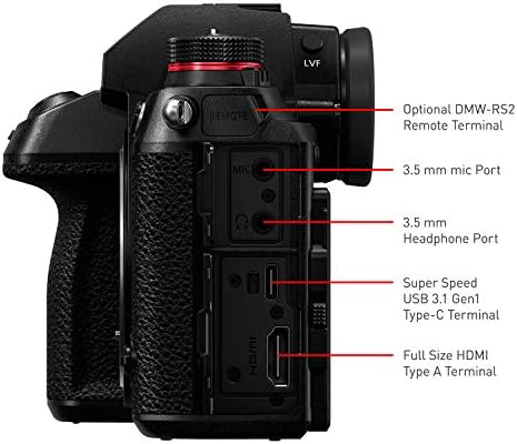 Panasonic LUMİX S1 24.2 MP MOS Yüksek Çözünürlüklü Sensörlü Tam Çerçeve Aynasız Fotoğraf makinesi, 24-105mm F4 L-Mount S Serisi