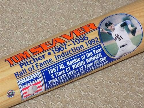 Tom Seaver CBC İmzalı Beyzbol Sopası New York Mets HOF major league Baseball JSA İmzalı Major league Baseball Yarasaları