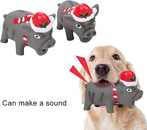 wasd Pet Oyuncak Köpek Köpek Karikatür Noel Domuz Sıkmak Çığlık Anti-Kırma Diş Pet Çiğnemek Oyuncak