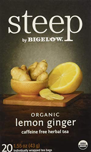 Bigelow Çayı Dik Limonlu Zencefil Organik, 1.6 oz