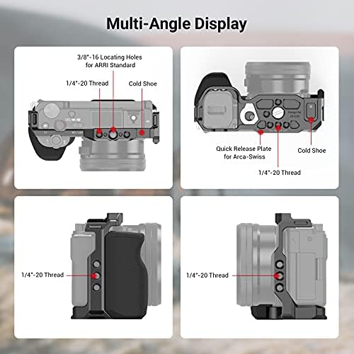 SmallRig ZV-E10 Kafes ile Kavrama ve Dahili Tutuşunu Plaka için Arca-Swiss için Sony ZV-E10-3538